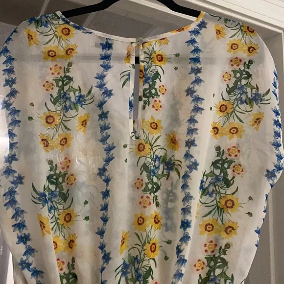 White and floral Show Me Your MuMu romper - Picture 4 of 6